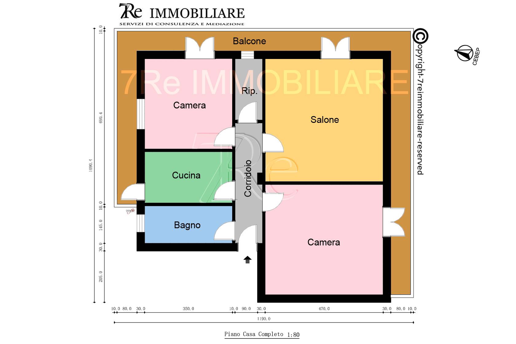 Immagine 70 di Appartamento in vendita  in Via Pio La torre 17 a Piana Degli Albanesi