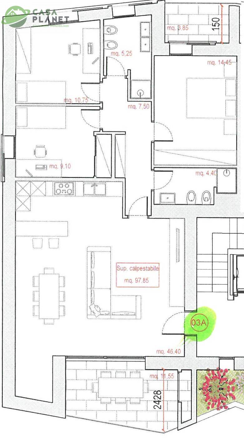 Immagine 6 di Appartamento in vendita  in XXIV maggio a Mogliano Veneto