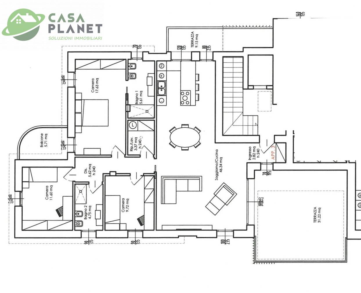 Immagine 18 di Attico in vendita  in VIA ROMA a Mogliano Veneto