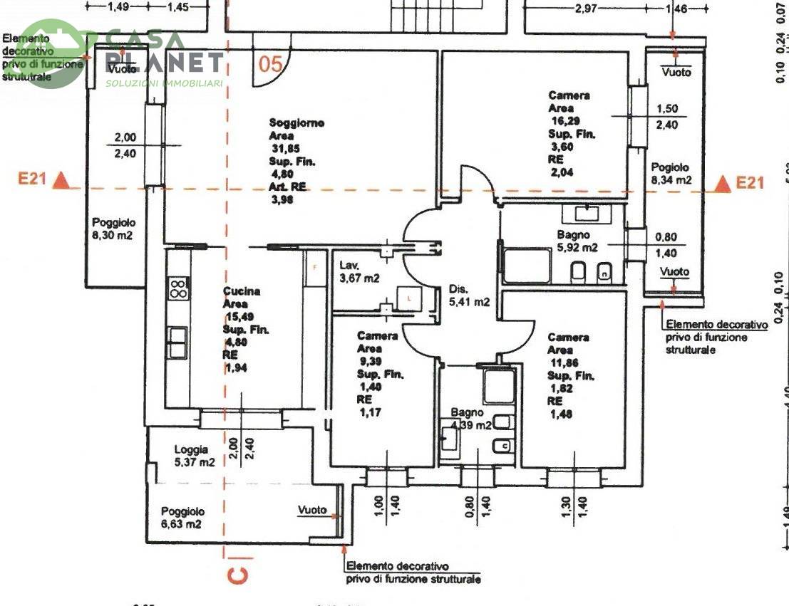 Immagine 18 di Appartamento in vendita  in Via Terraglio a Preganziol