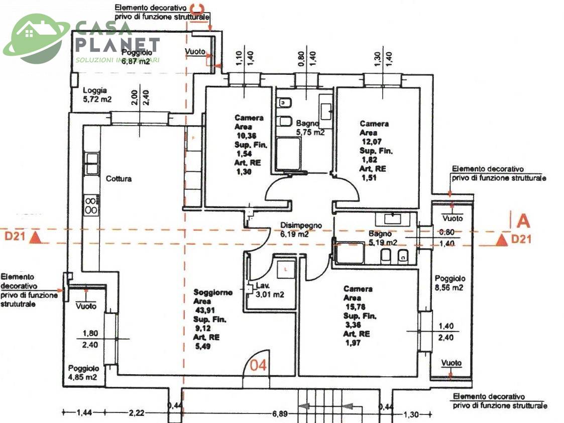 Immagine 18 di Appartamento in vendita  in Via Terraglio a Preganziol