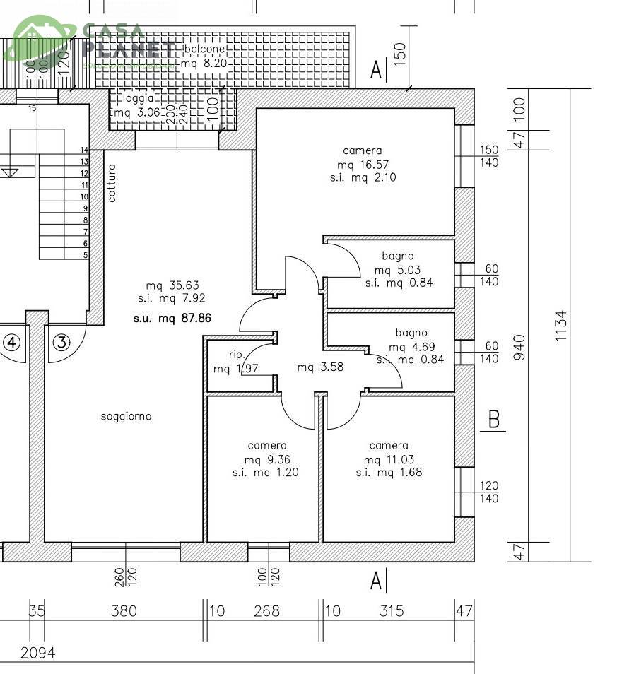 Immagine 6 di Appartamento in vendita  in VIA ZERMANESA a Mogliano Veneto