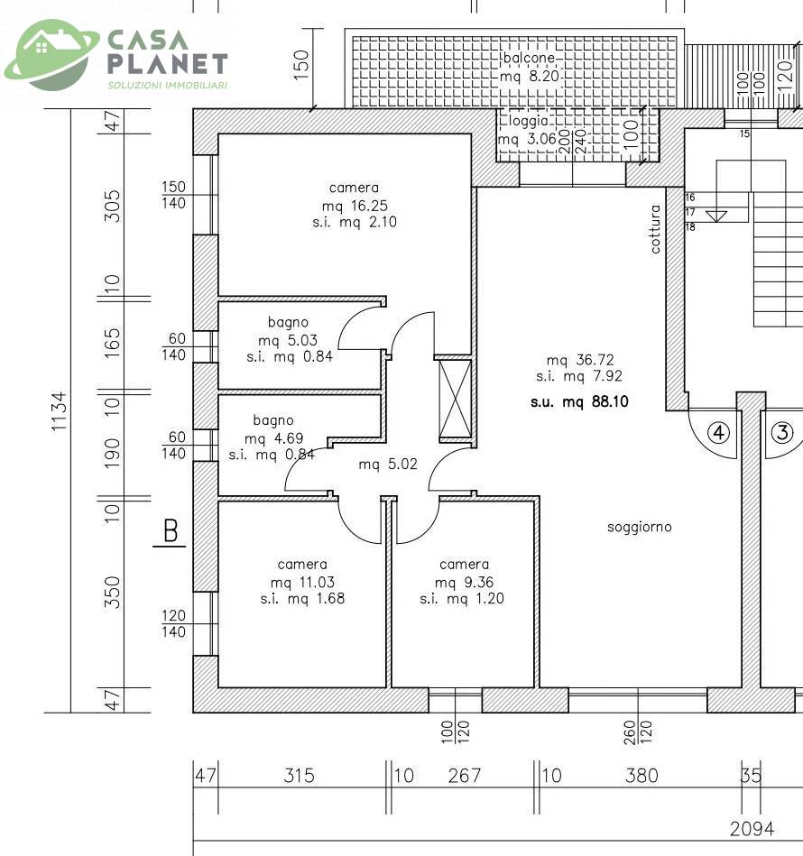 Immagine 6 di Appartamento in vendita  in VIA ZERMANESA a Mogliano Veneto