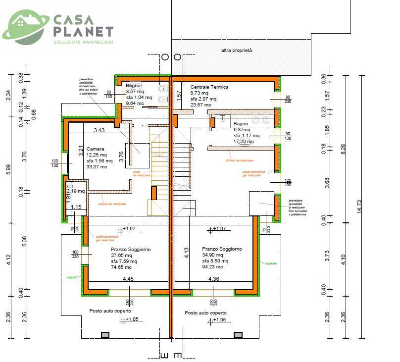 Immagine 20 di Casa semindipendente in vendita  in VIA TRENTO a Mogliano Veneto