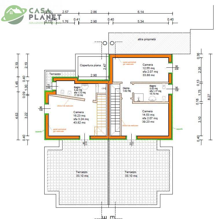 Immagine 21 di Casa semindipendente in vendita  in VIA TRENTO a Mogliano Veneto