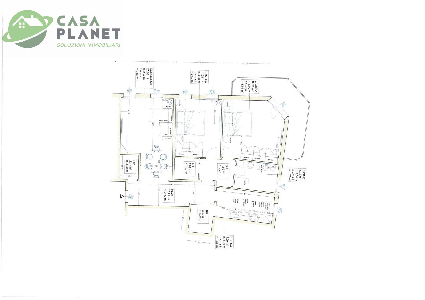 Immagine 17 di Appartamento in vendita  in Piazza Pio X a Mogliano Veneto