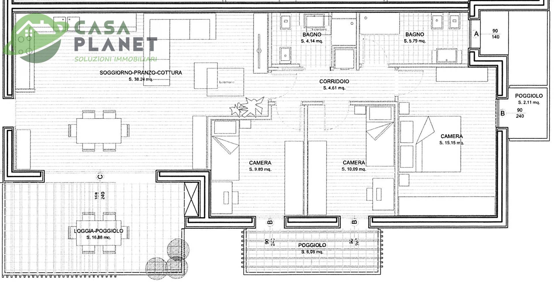 Immagine 24 di Appartamento in vendita  in Via Barbiero a Mogliano Veneto