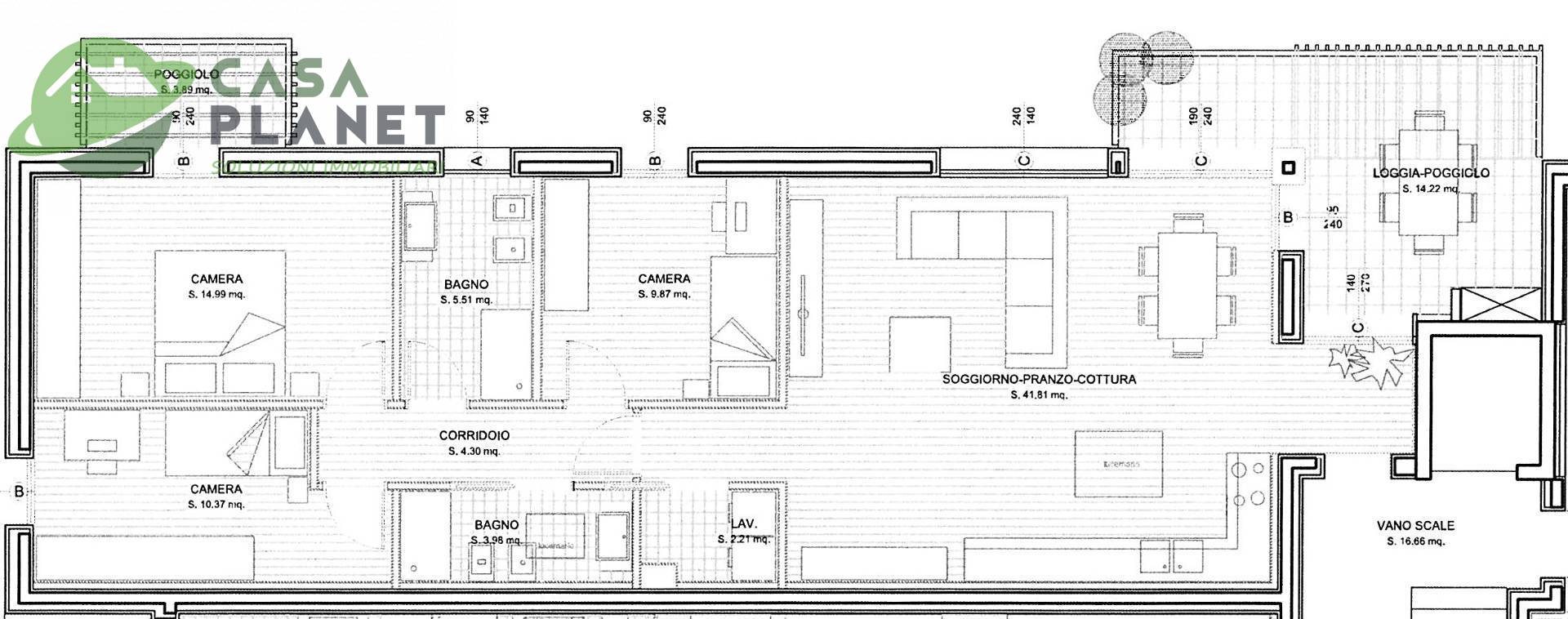 Immagine 23 di Appartamento in vendita  in Barbiero a Mogliano Veneto