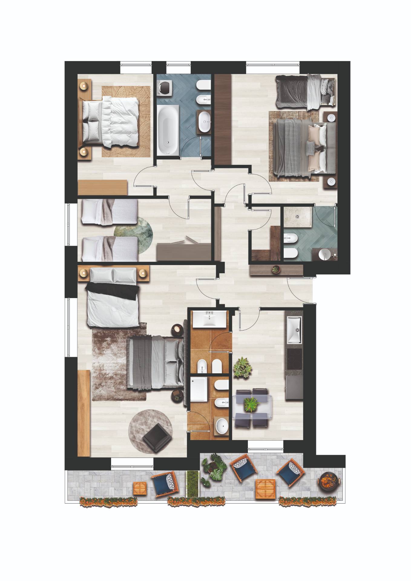 Immagine 31 di Appartamento in vendita  in Via dei Tigli 4 a Valmontone