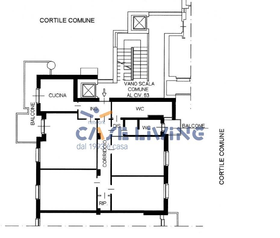 Immagine 32 di Appartamento in vendita  in Via Sapri 63 a Milano