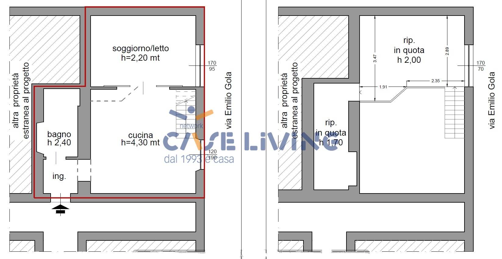 Immagine 14 di Loft/Open space in vendita  in Via Emilio Gola 3 a Milano