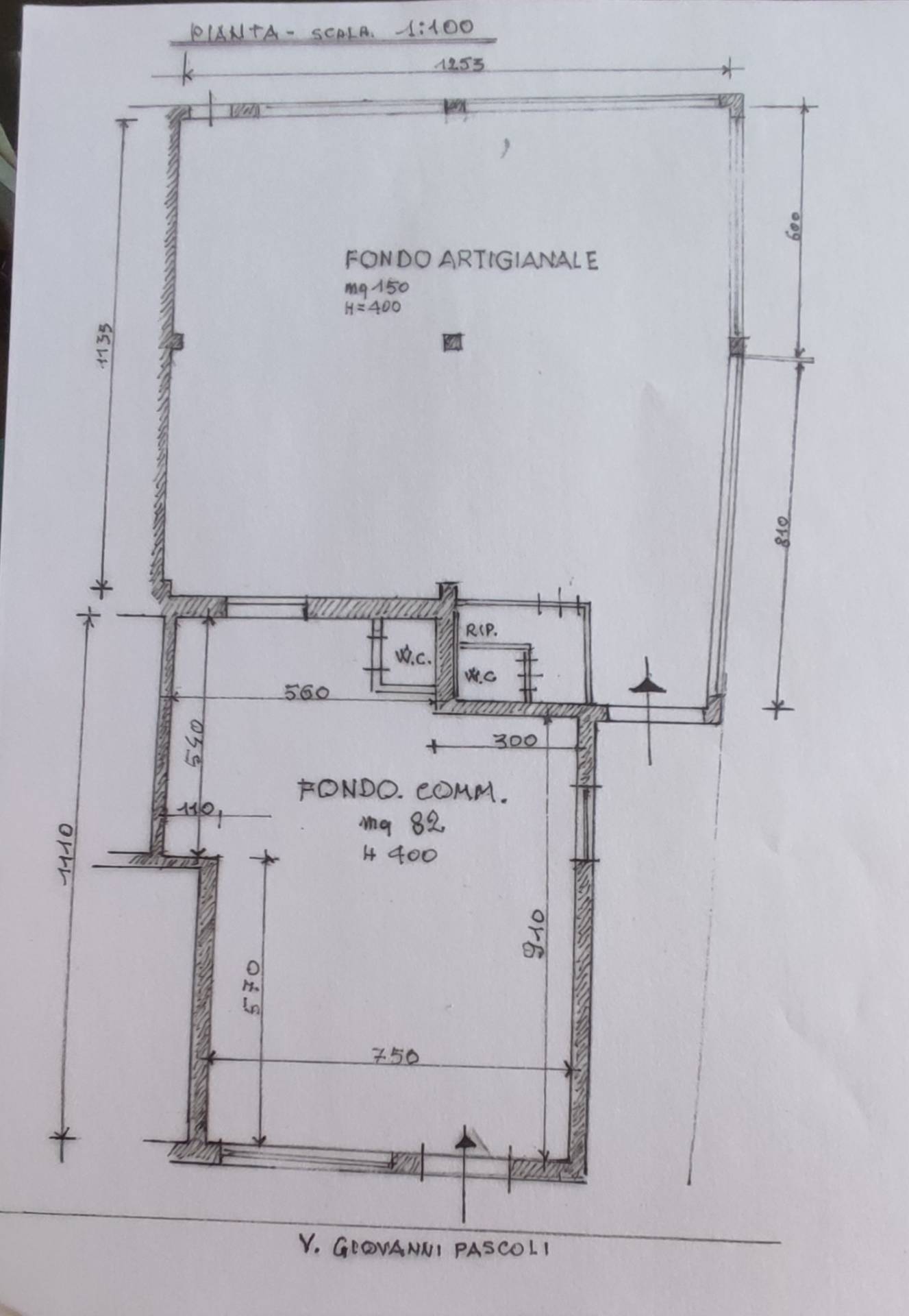 Immagine 9 di Locale commerciale in affitto  in via G. Pascoli 100 a Cascina