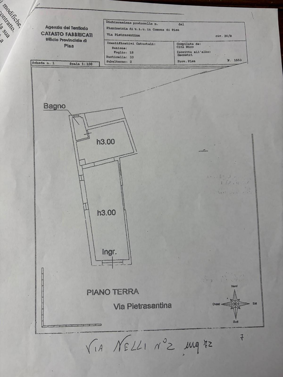 Immagine 16 di Locale commerciale in affitto  in via Marianello Nelli 2 a Pisa