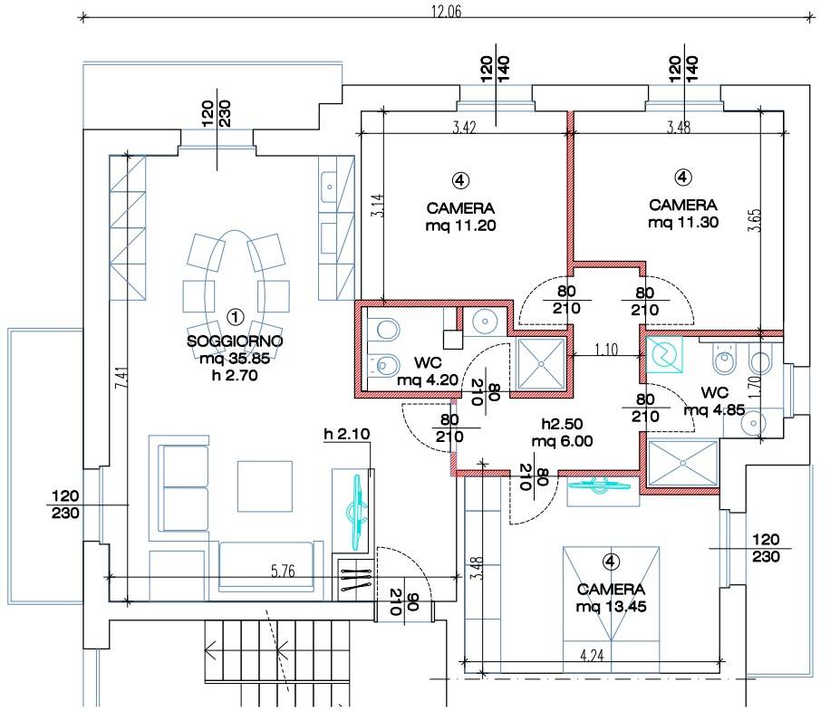 Immagine 38 di Appartamento in vendita  in VIA ROMA 111 a Pescantina