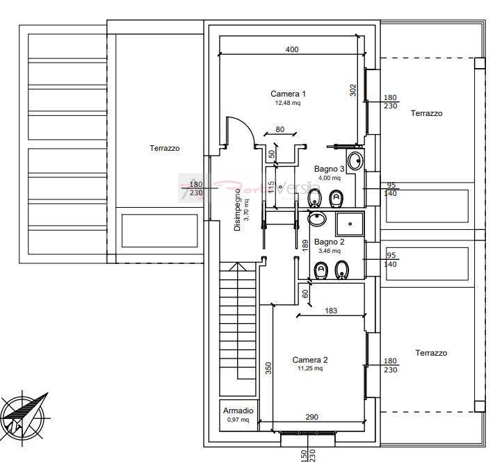 Immagine 18 di Villa in vendita  a Forte Dei Marmi