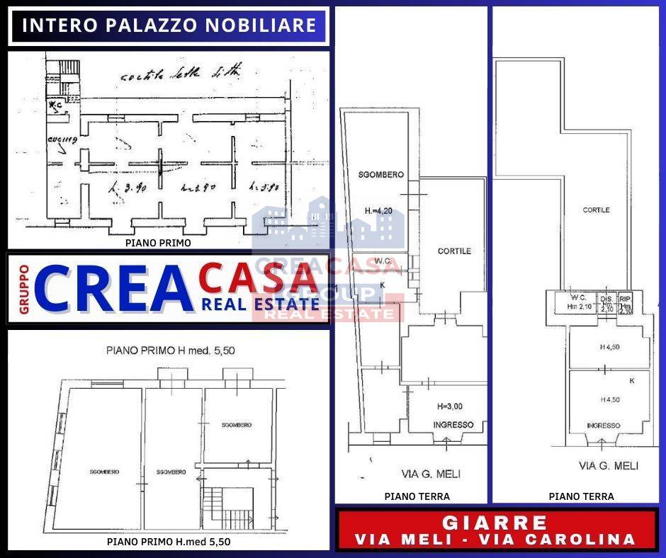 Immagine 35 di Palazzo in vendita  in Via Meli a Giarre
