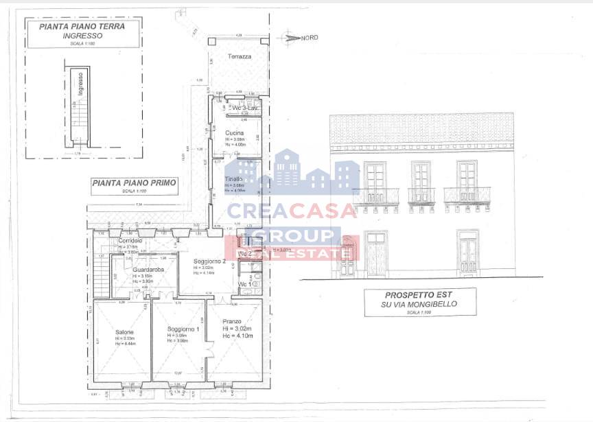 Immagine 30 di Palazzo in vendita  in Mongibello a Riposto