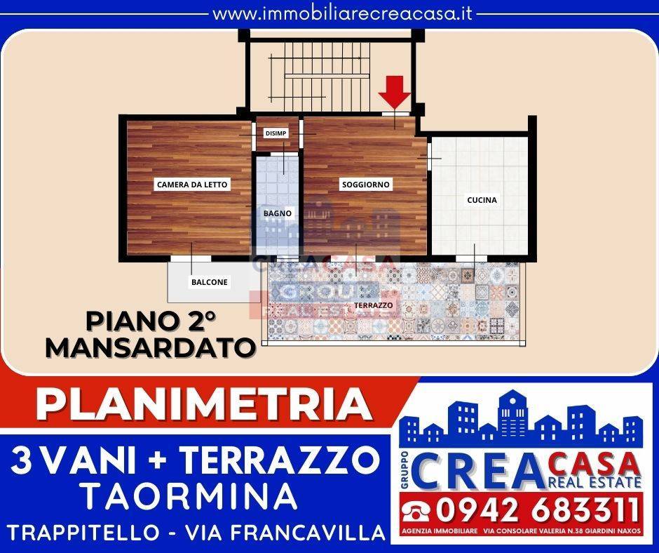 Immagine 14 di Appartamento in vendita  in via Francavilla a Taormina