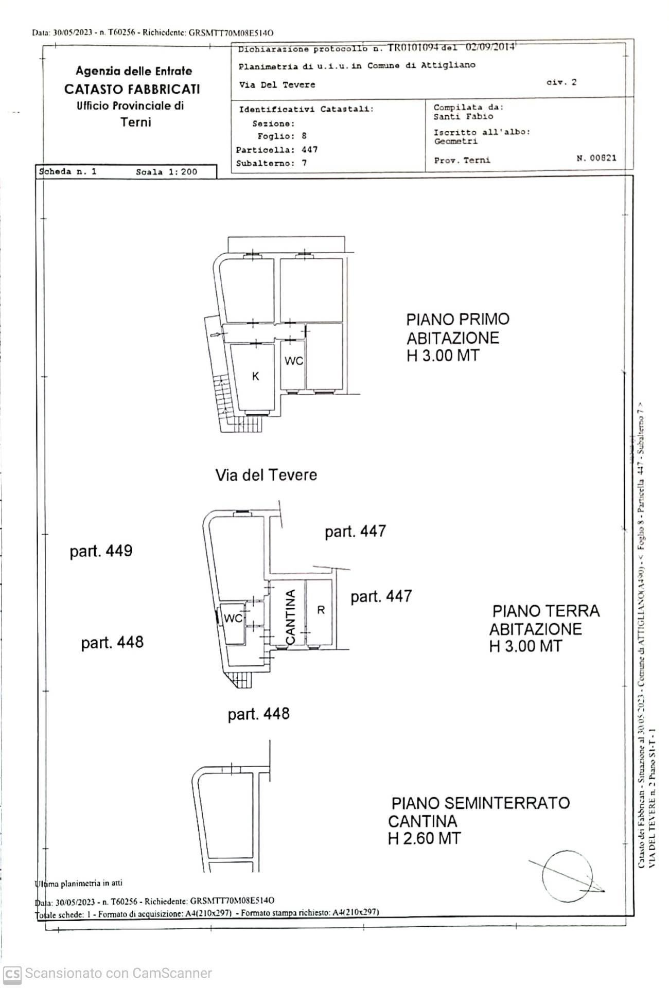 Immagine 42 di Casa semindipendente in vendita  in Via Tevere a Attigliano