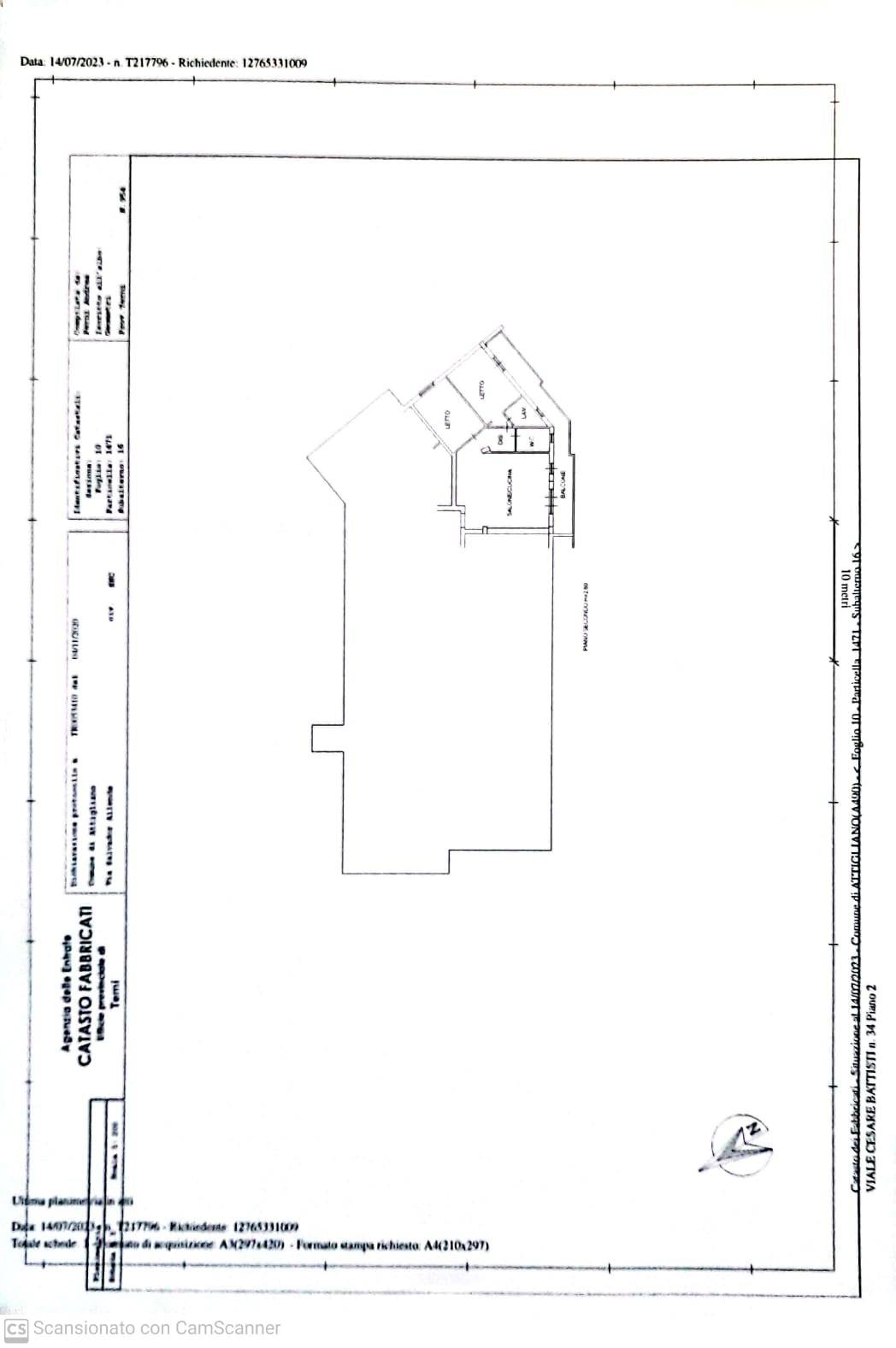 Immagine 16 di Attico in vendita  in Via Cesare Battisti 34 a Attigliano