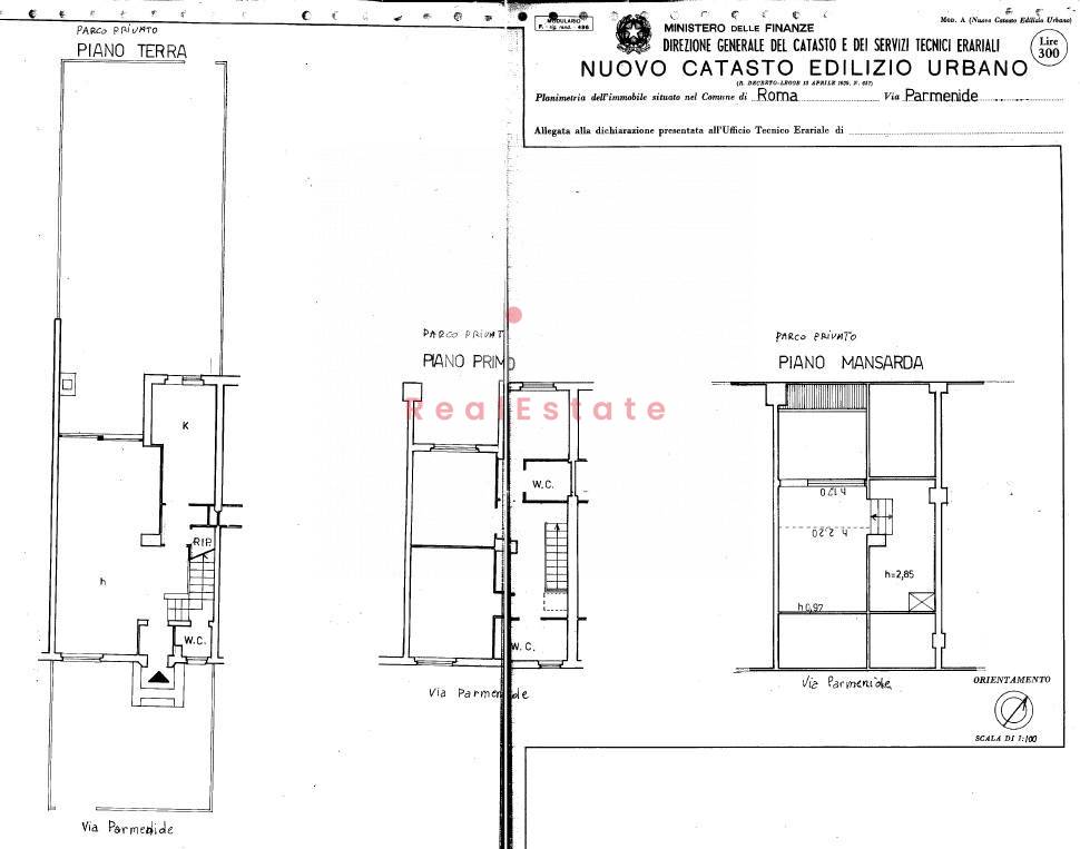 Immagine 42 di Villetta a schiera in vendita  in Via Parmenide a Roma