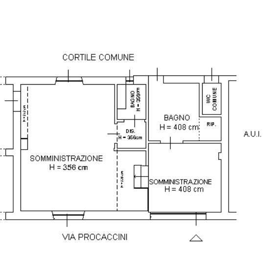 Immagine 9 di Locale commerciale in affitto  in Corso Sempione a Milano