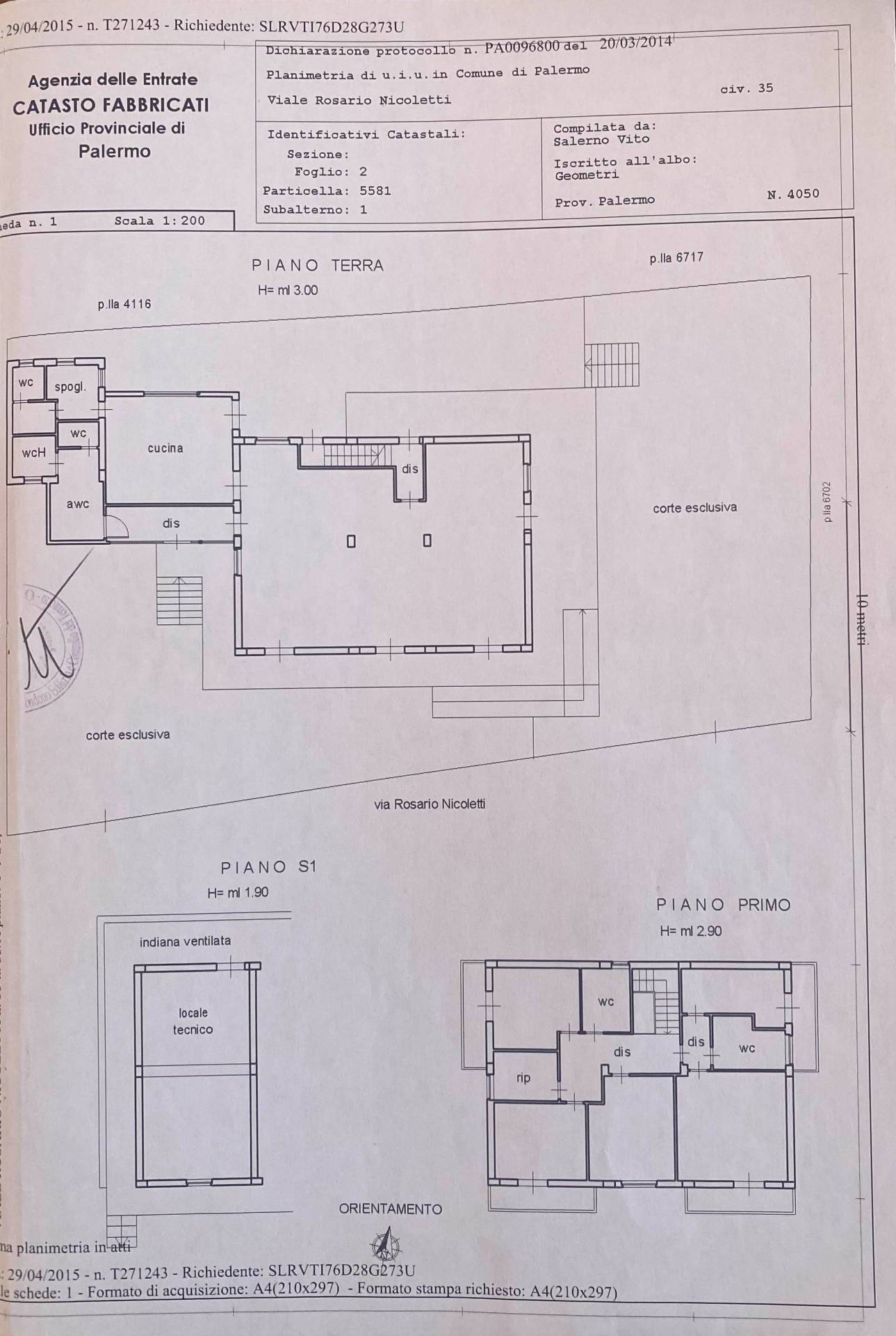 Immagine 13 di Locale commerciale in affitto  in Viale Rosario Nicoletti 35 a Palermo