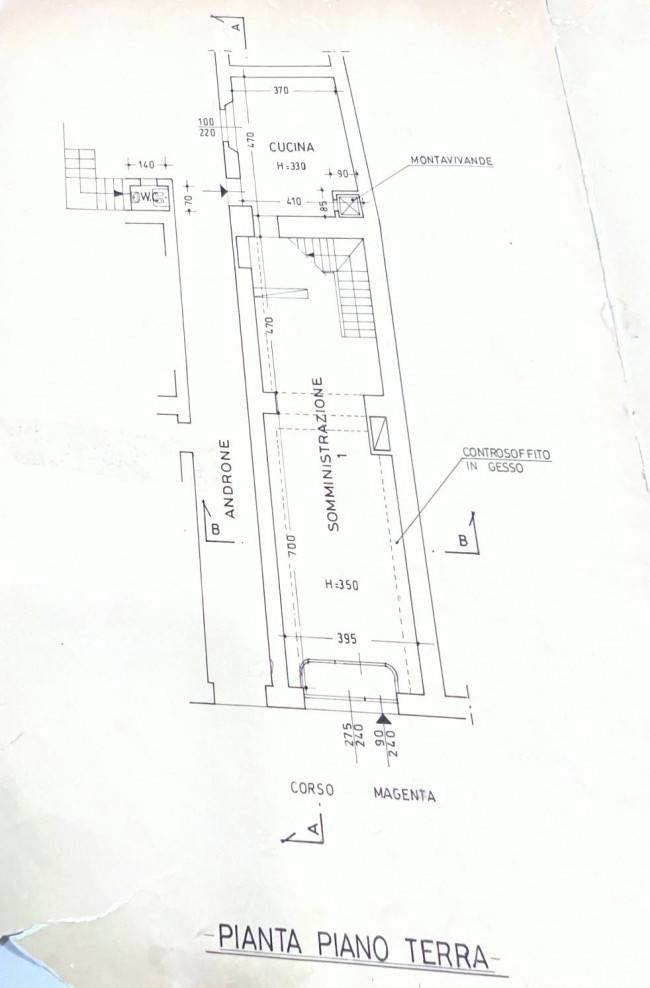 Immagine 16 di Negozio in affitto  in Corso Magenta a Milano