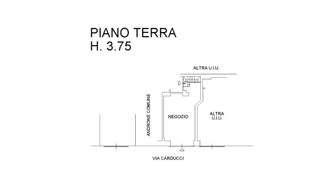 Immagine 21 di Negozio in affitto  in Via Giosue' Carducci a Milano