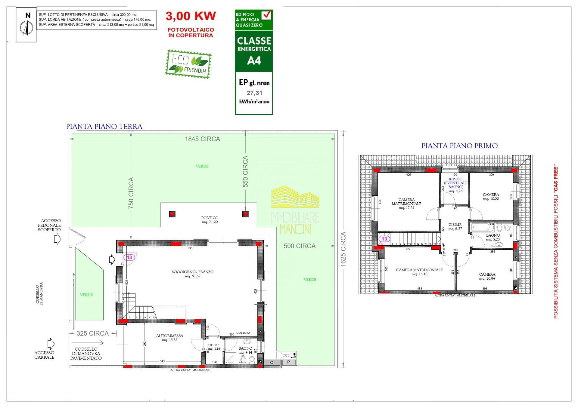 Immagine 4 di Villetta a schiera in vendita  in VIA ROMA a Arcene