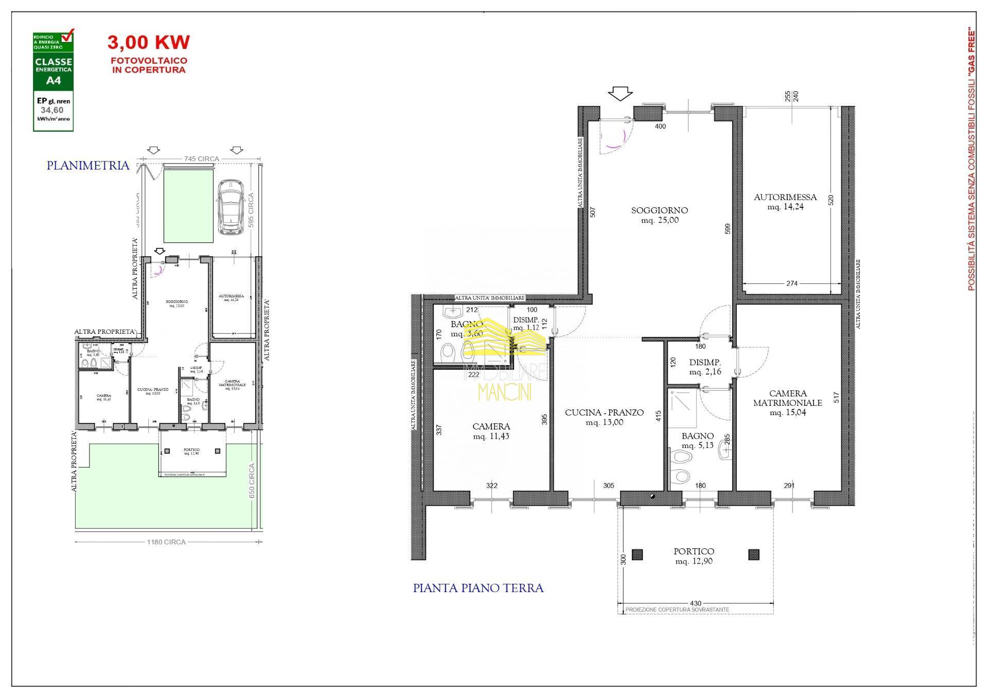 Immagine 7 di Villetta a schiera in vendita  in VIA SAN FRANCESCO D'ASSISI a Arcene
