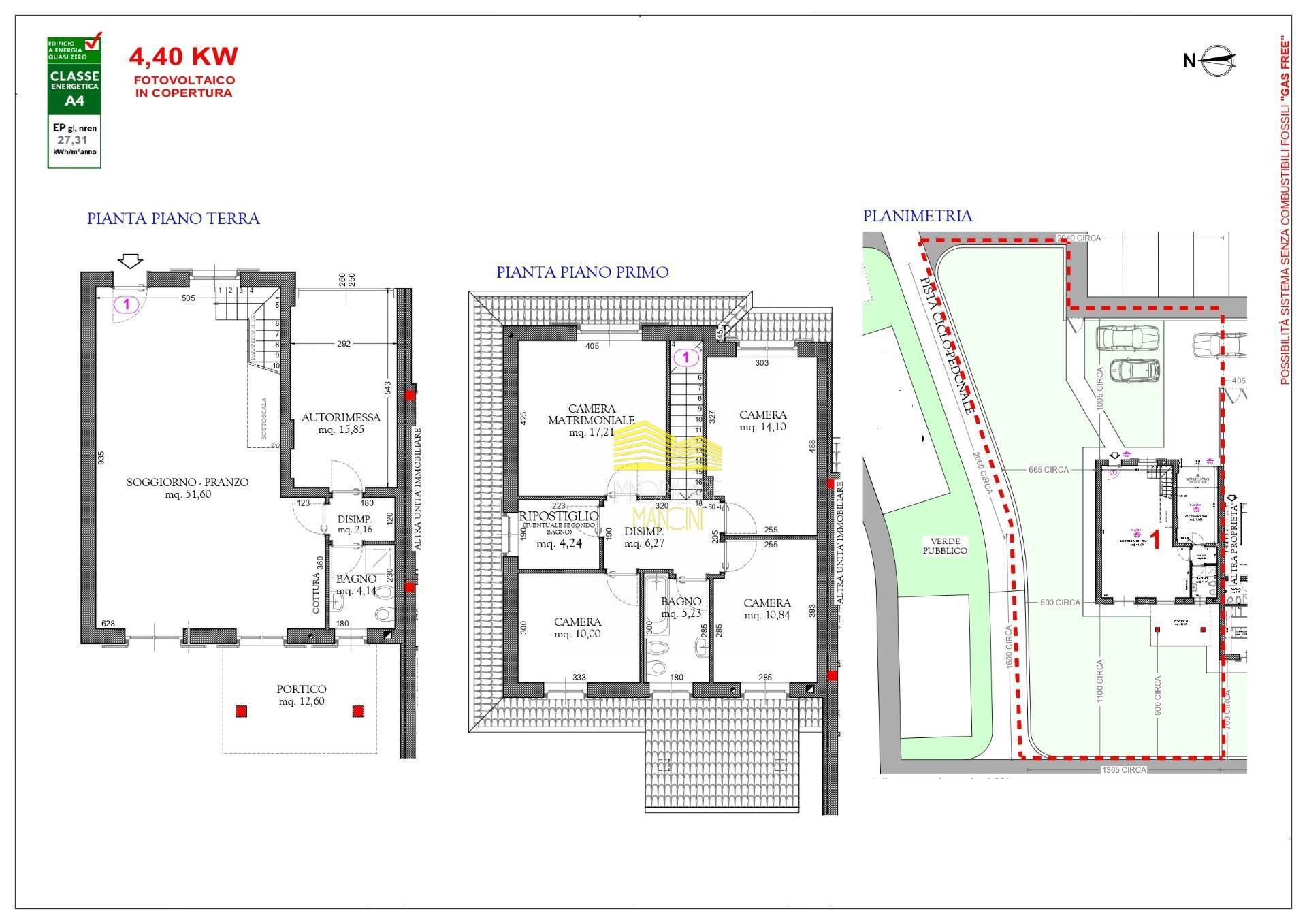 Immagine 9 di Villa in vendita  in VIA UGO FOSCOLO a Arcene