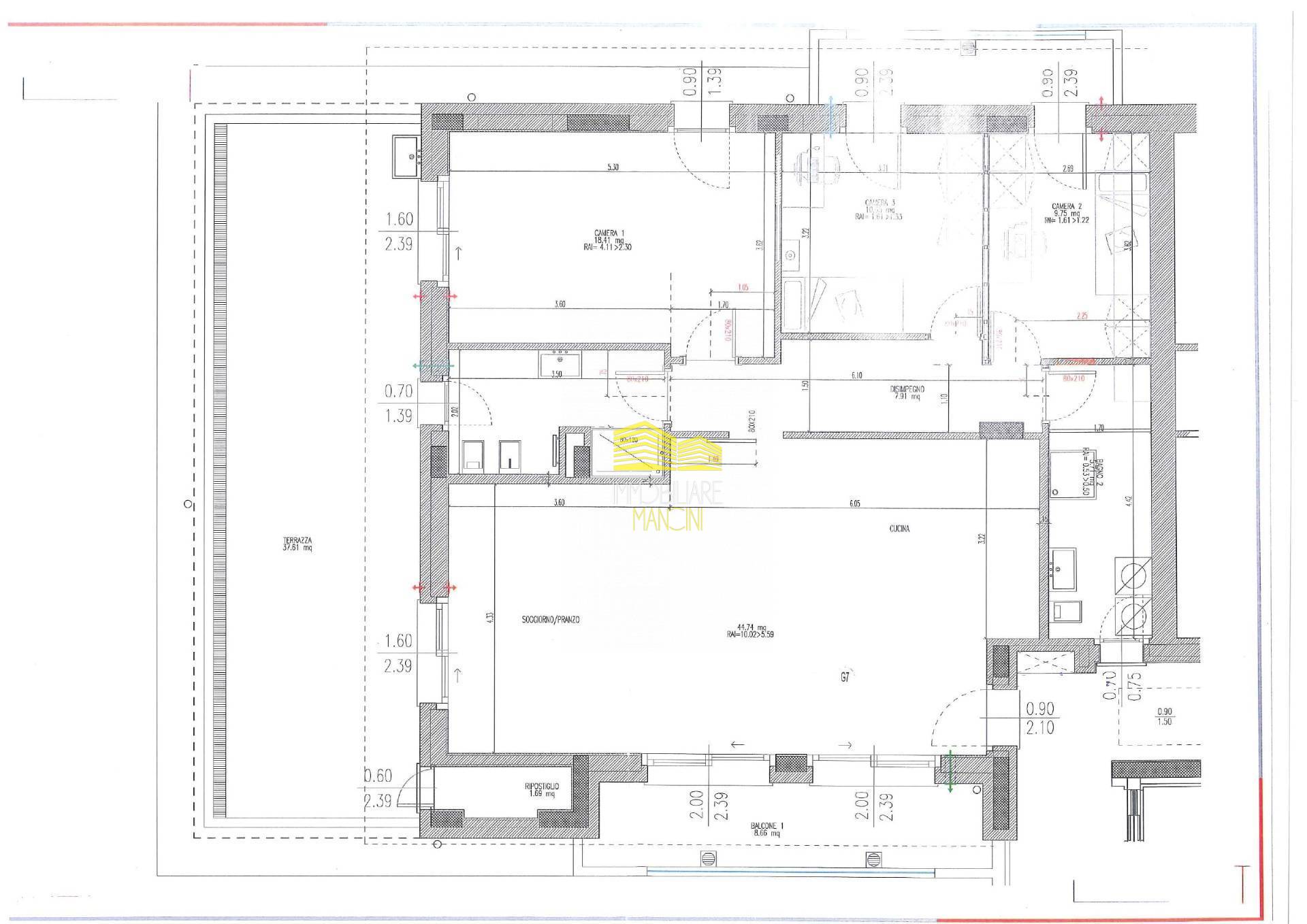 Immagine 41 di Attico in vendita  in VIA MADRE TERESA DI CALCUTTA a Basiano