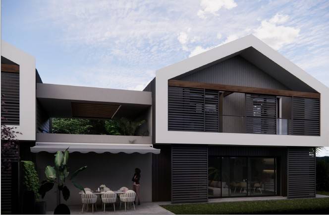 Immagine 1 di Villetta a schiera in vendita  in VIA PER TREZZO a Vaprio D'adda