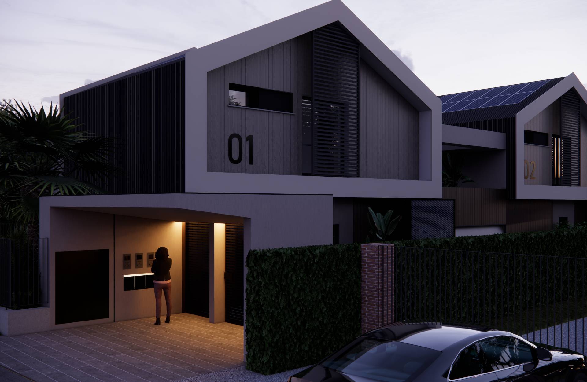 Immagine 24 di Villetta a schiera in vendita  in VIA PER TREZZO a Vaprio D'adda