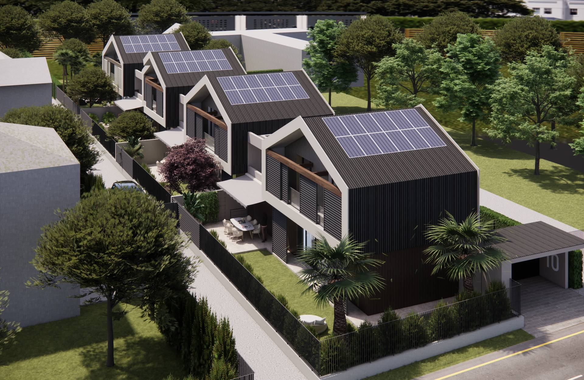 Immagine 5 di Villetta a schiera in vendita  in VIA PER TREZZO a Vaprio D'adda