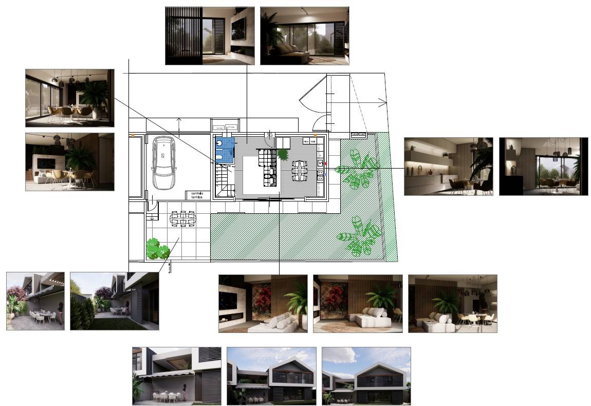 Immagine 30 di Villetta a schiera in vendita  in VIA PER TREZZO a Vaprio D'adda