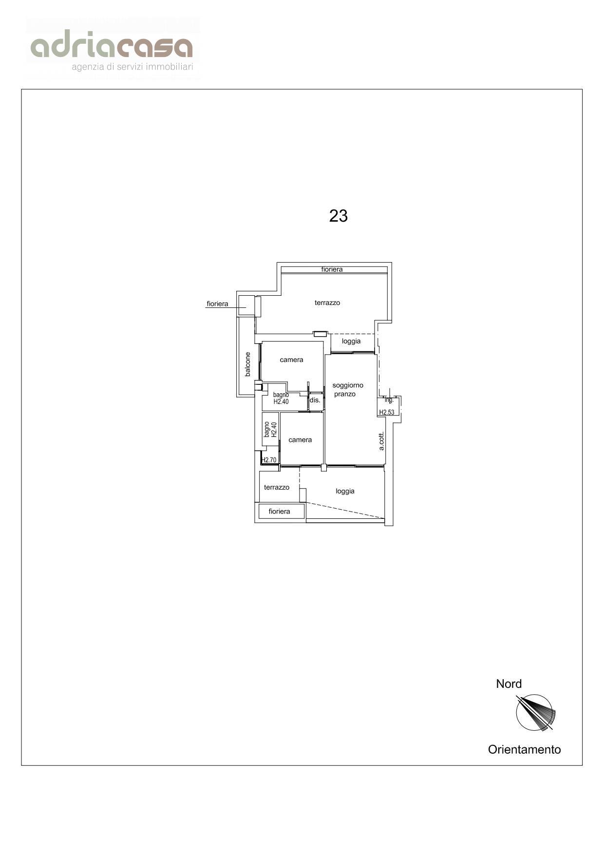 Immagine 16 di Appartamento in vendita  in Viale Emilia a Riccione