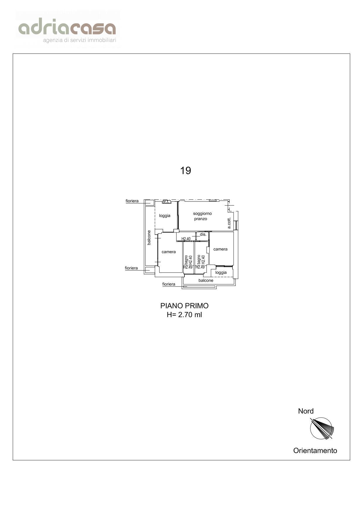 Immagine 9 di Appartamento in vendita  in Viale Emilia a Riccione