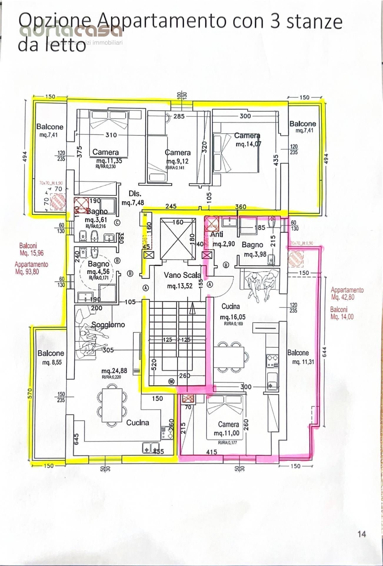 Immagine 5 di Appartamento in vendita  in Viale Regina Margherita a Rimini