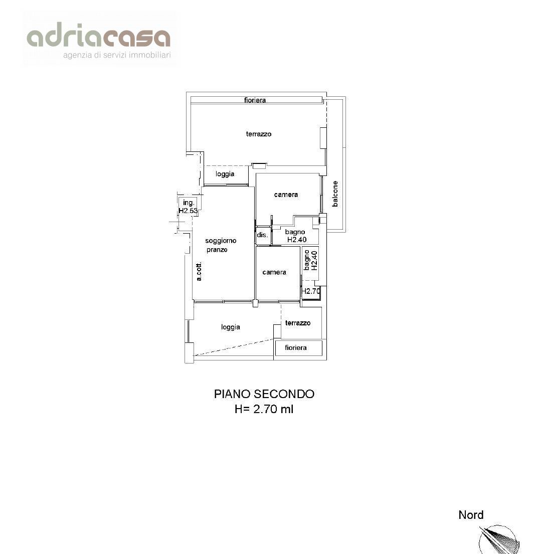 Immagine 14 di Appartamento in vendita  in Viale Emilia a Riccione