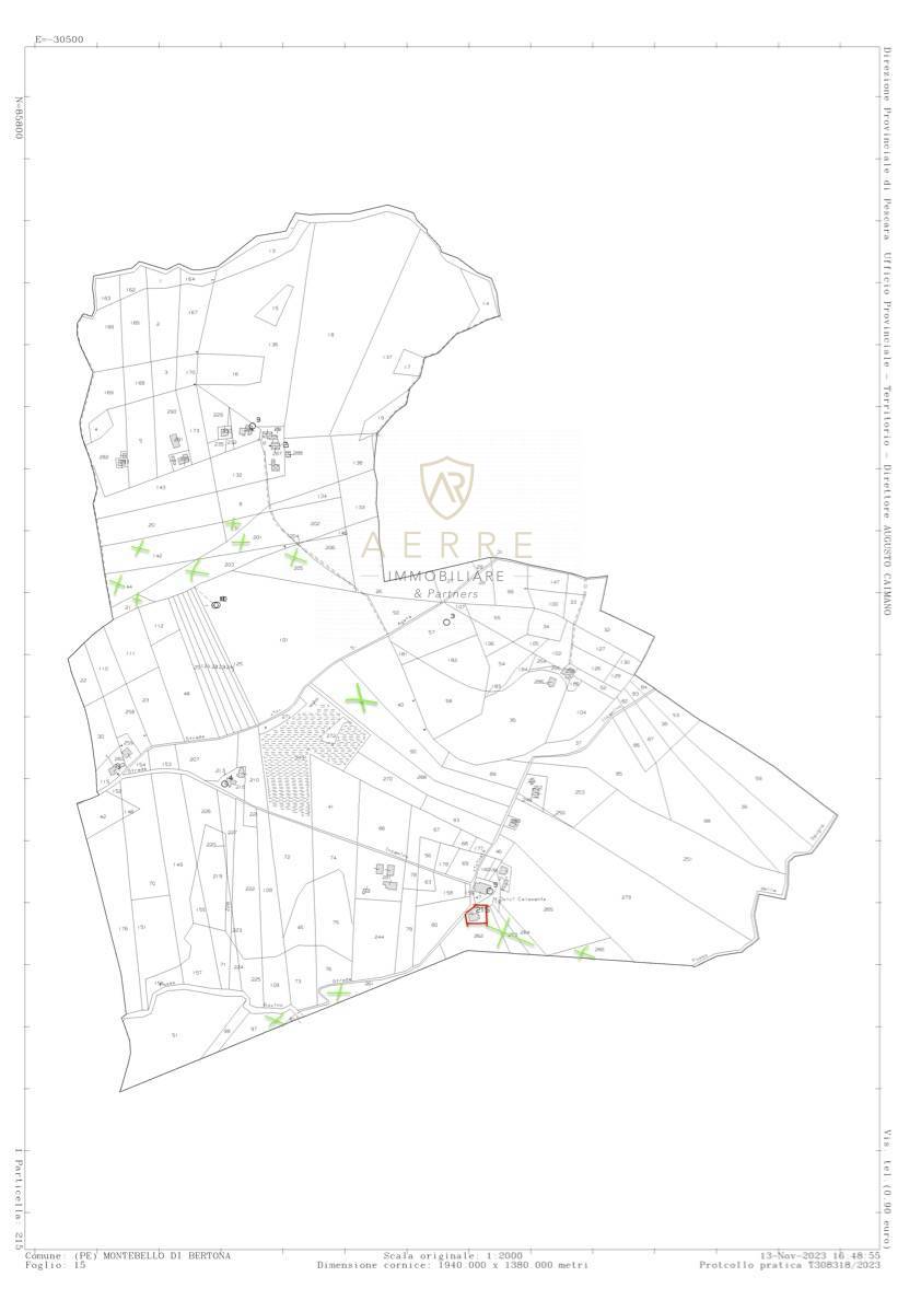 Immagine 9 di Terreno agricolo in vendita  in C.da Campo Mirabello a Brittoli