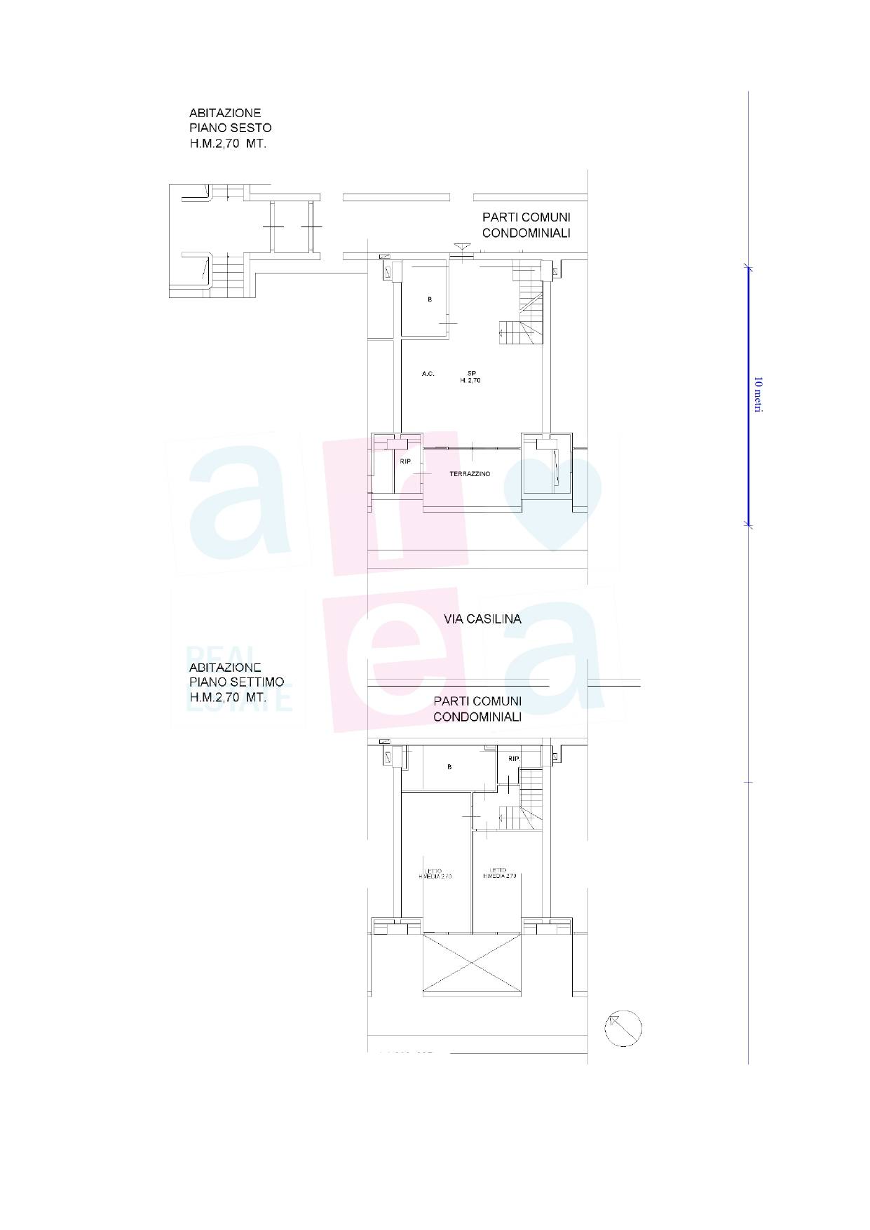Immagine 55 di Appartamento in vendita  in Via Casilina a Roma