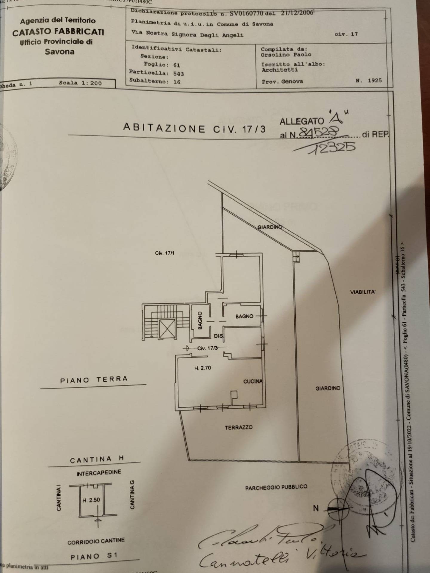 Immagine 53 di Appartamento in vendita  in VIA NOSTRA SIGNORA DEGLI ANGELI a Savona