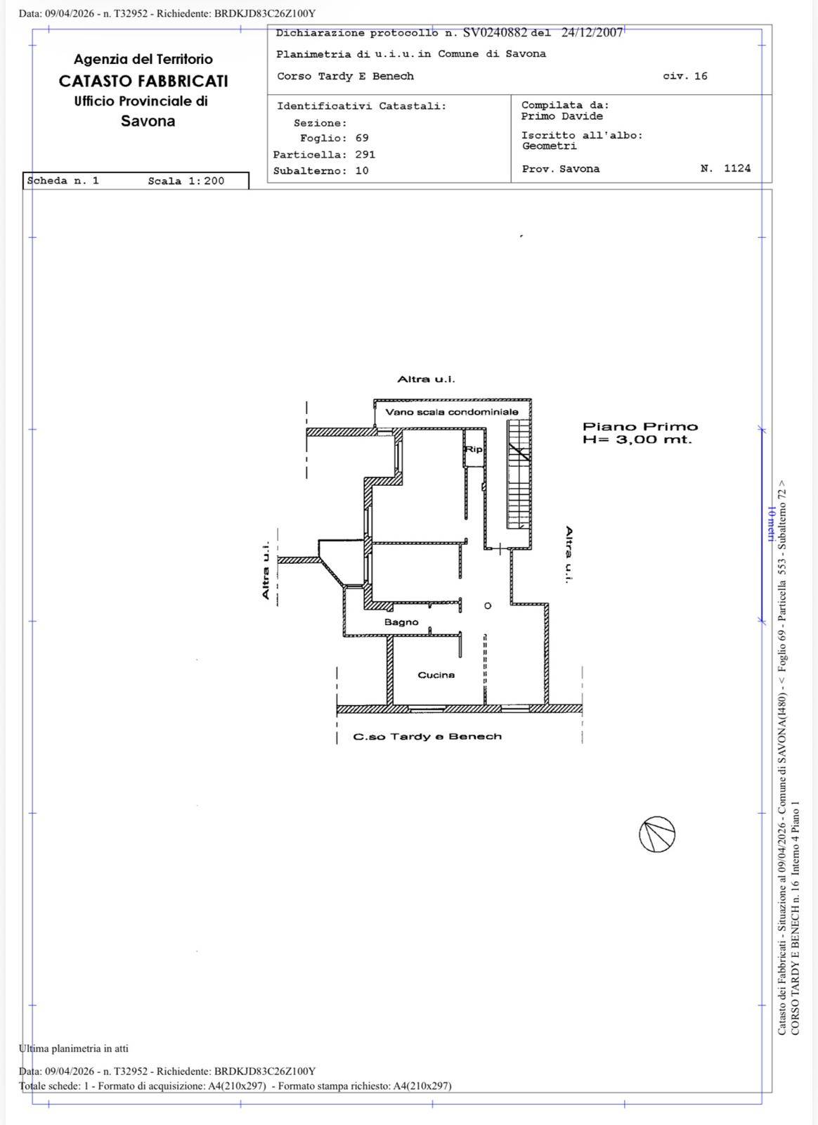 Immagine 51 di Appartamento in vendita  in Corso tardy e Benech 16 a Savona