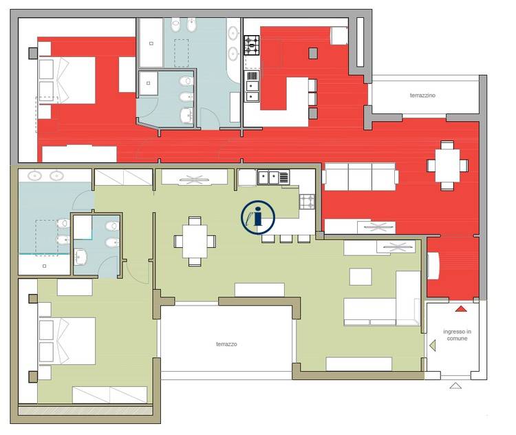 Immagine 21 di Appartamento in vendita  in VIA CAPPUCCINI PARCO L 16 a Caserta