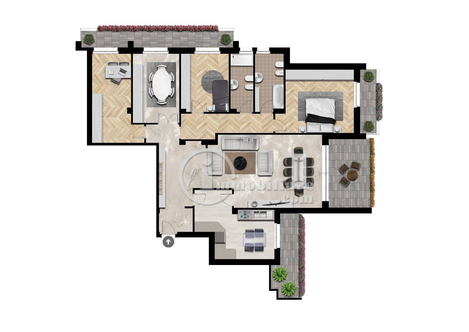 Immagine 33 di Appartamento in vendita  in via bellini a Busto Arsizio