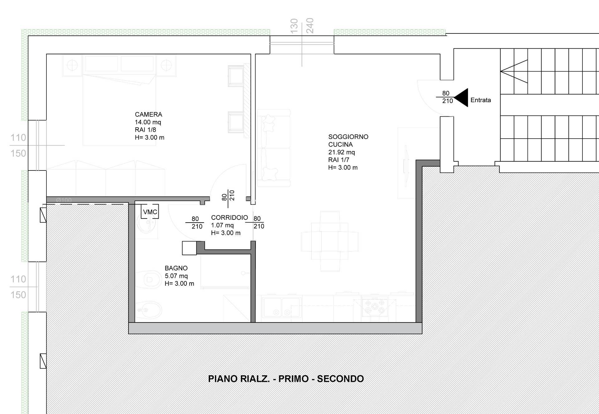 Immagine 10 di Appartamento in vendita  in Via Po 13 a Verona