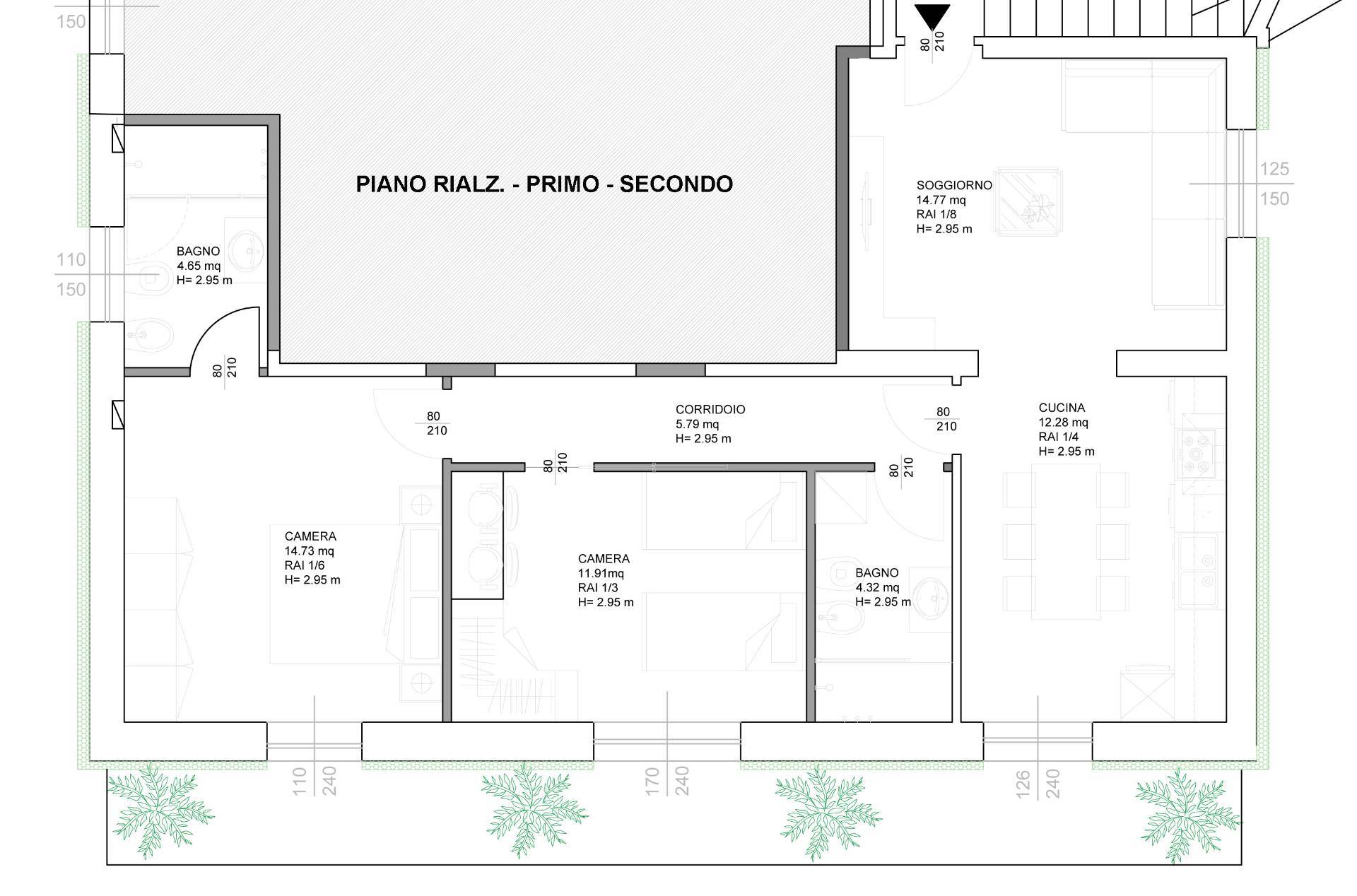 Immagine 13 di Appartamento in vendita  in Via Po 13 a Verona