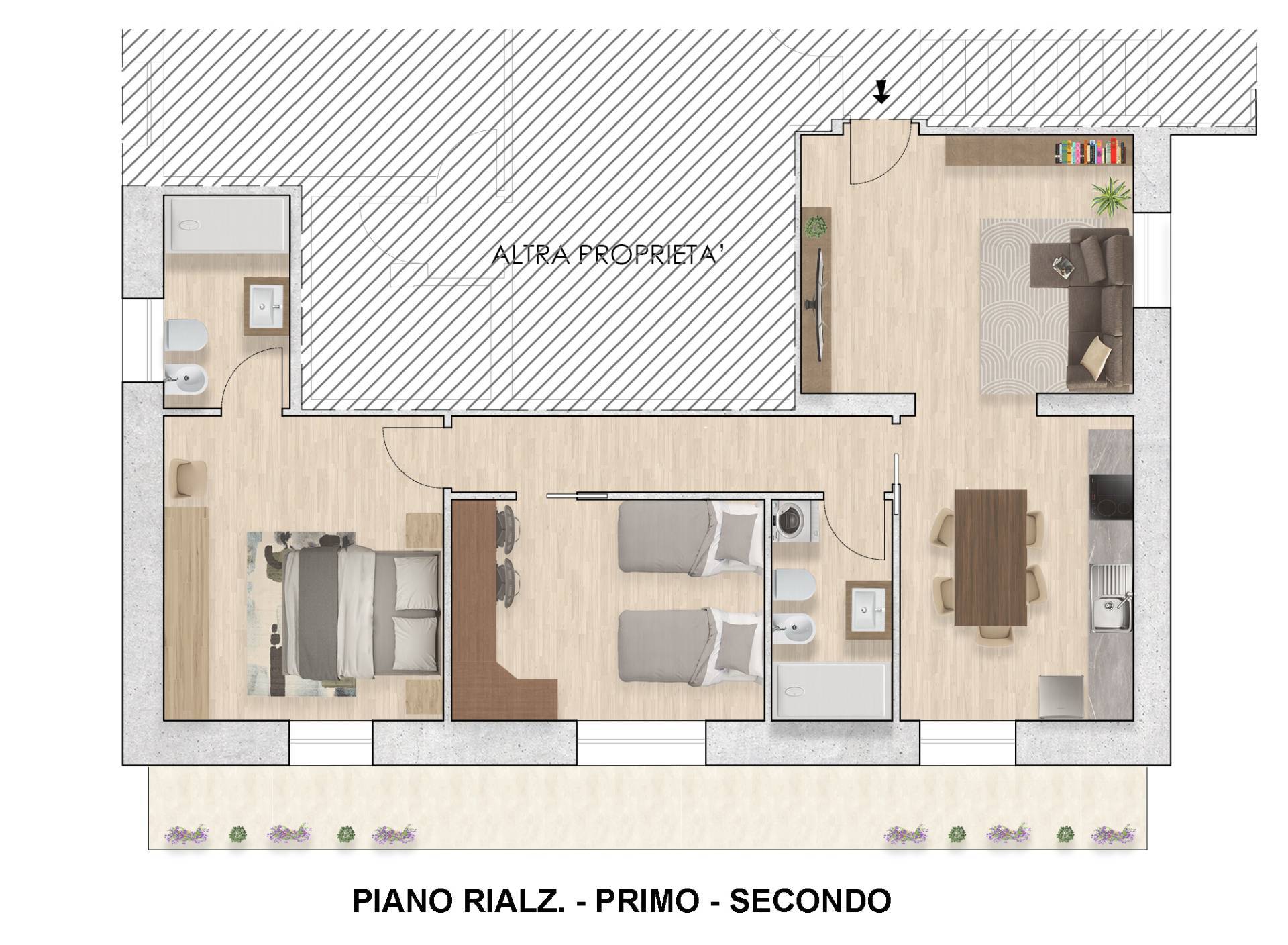 Immagine 12 di Appartamento in vendita  in Via Po 13 a Verona